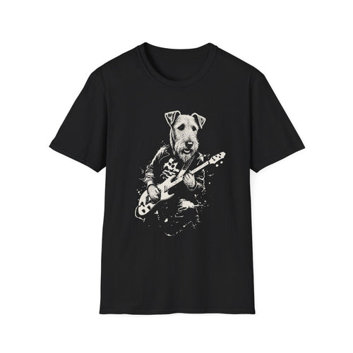 Irish Terrier Rocking Guitar Tee