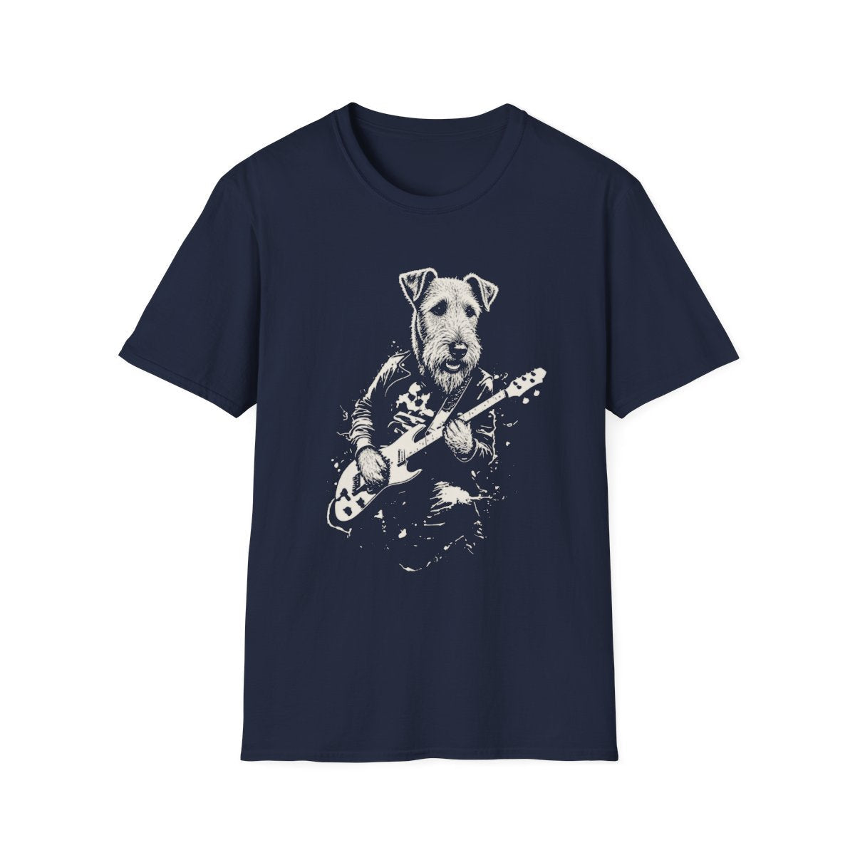 Irish Terrier Rocking Guitar Tee