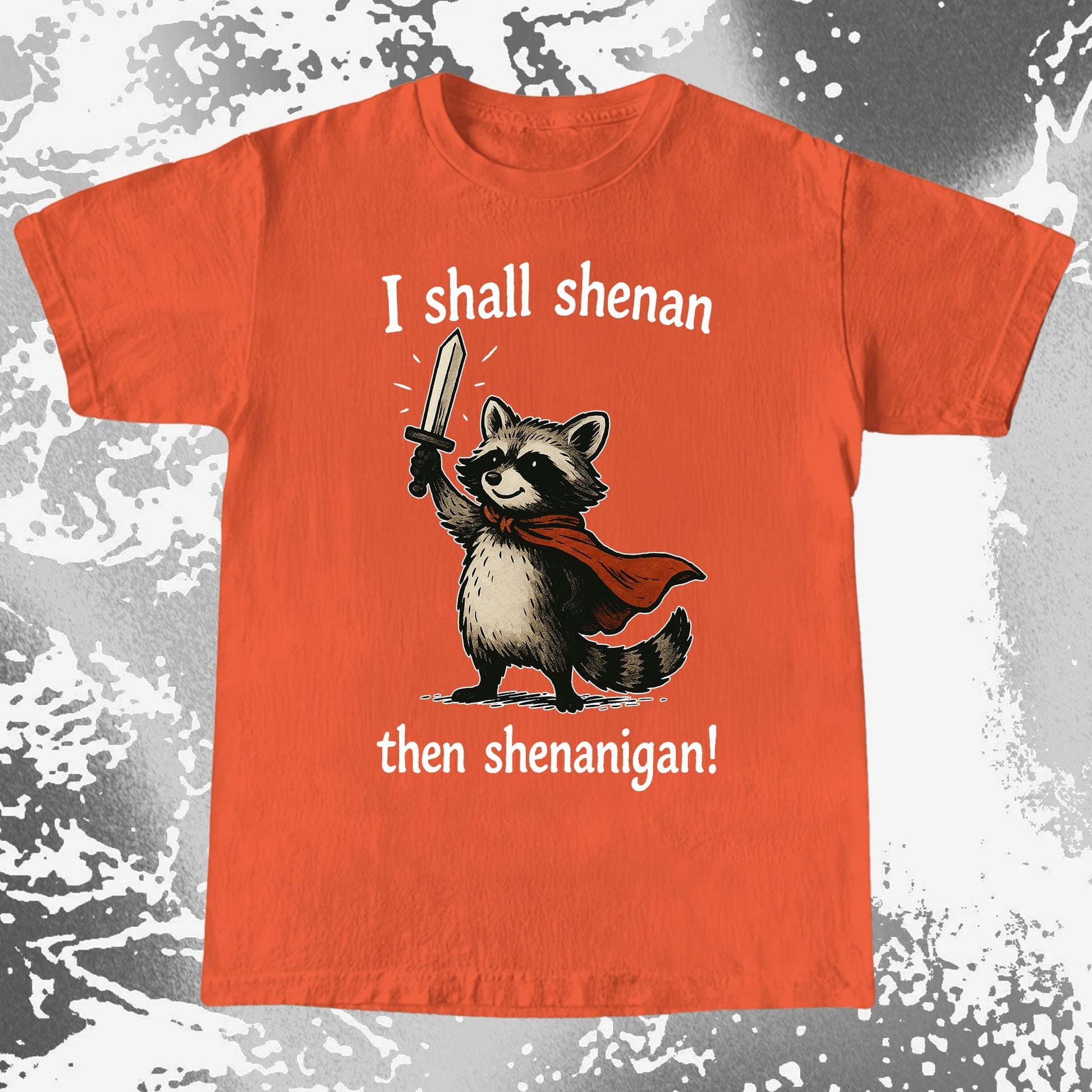I Shall Shenan Then Shenanigan Raccoon, funny meme tee gift (view 7)