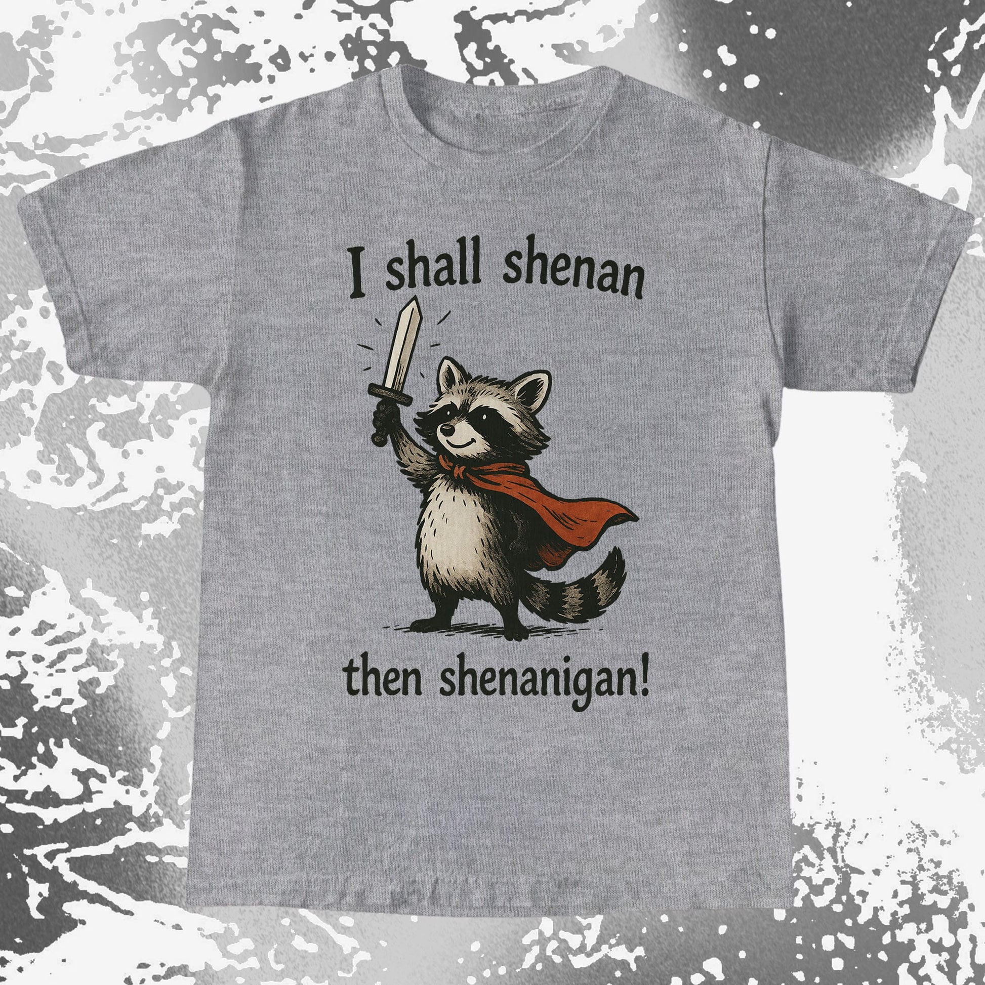 I Shall Shenan Then Shenanigan Raccoon, funny meme tee gift (view 5)