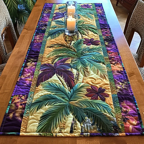 Island Glow Quilted Table Runner
