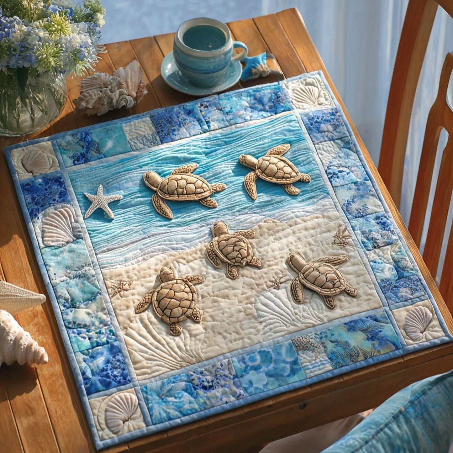 Island Guardian Quilted Table Topper
