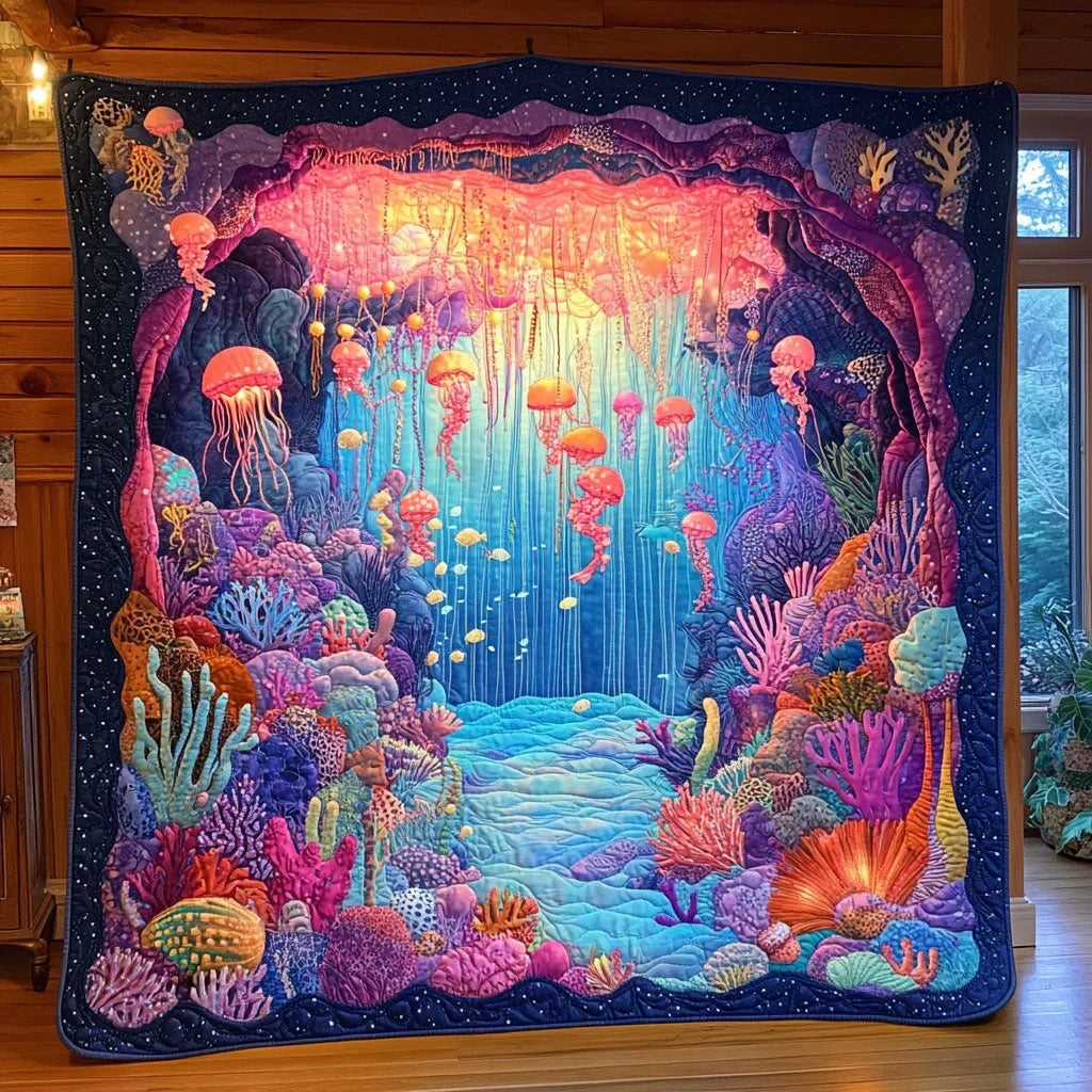Jellylight Cavern Quilt Blanket