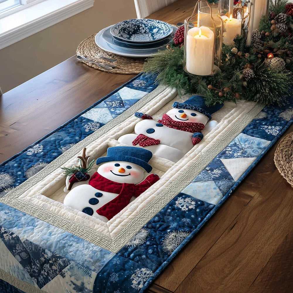 Jingle Friends Quilted Table Runner