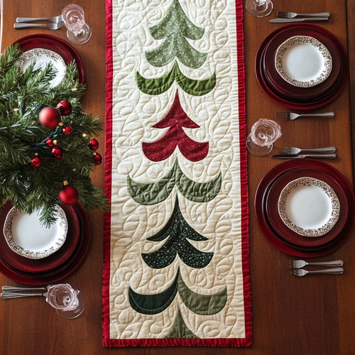 Jingle Pine Quilted Table Runner