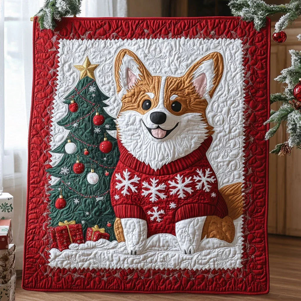 Jolly Pup Quilt Blanket