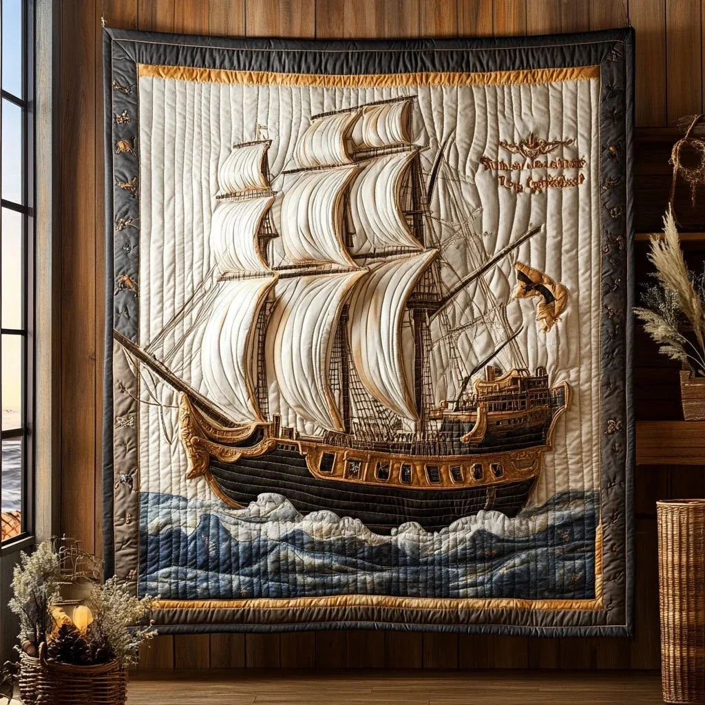 Jolly Roger Drift Quilt Blanket