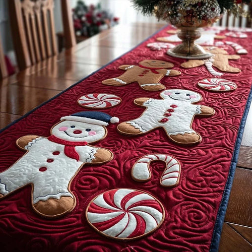 Jolly Spirit Quilted Table Runner