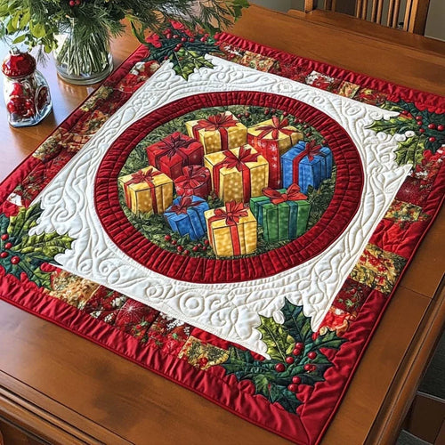 Jolly Spirit Quilted Table Topper