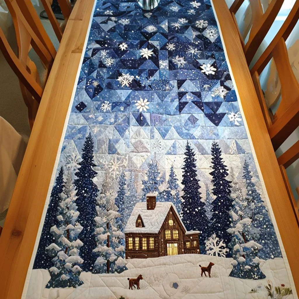 Joyful Night Quilted Table Runner
