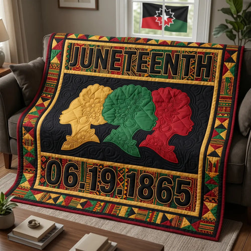 Juneteenth 1865 Free Quilt Blanket