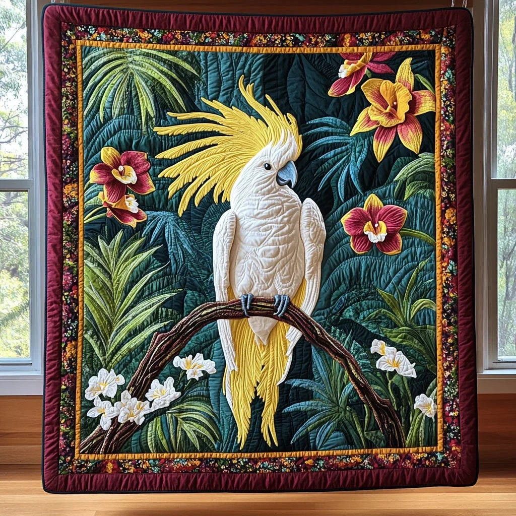 Jungle Crown Quilt Blanket