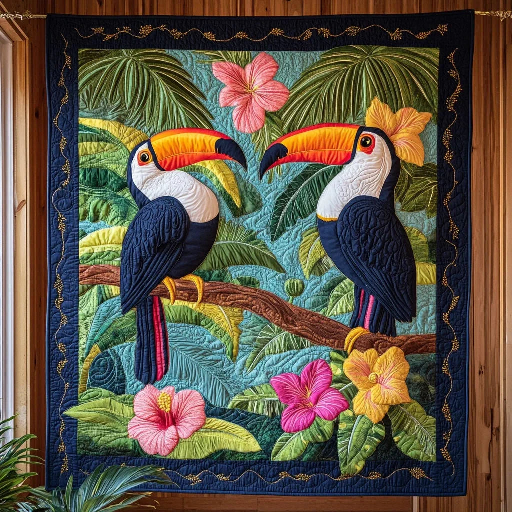 Jungle Echo Quilt Blanket