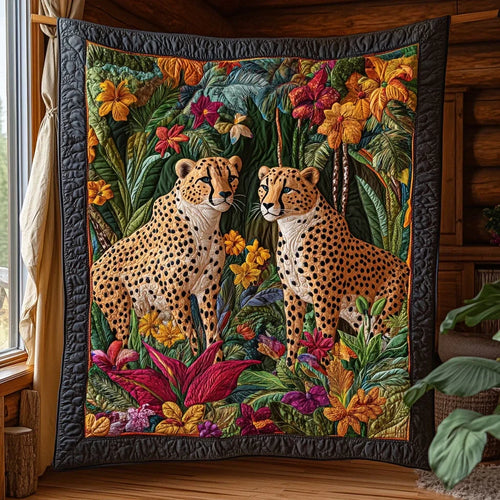 Jungle Family Quilt Blanket