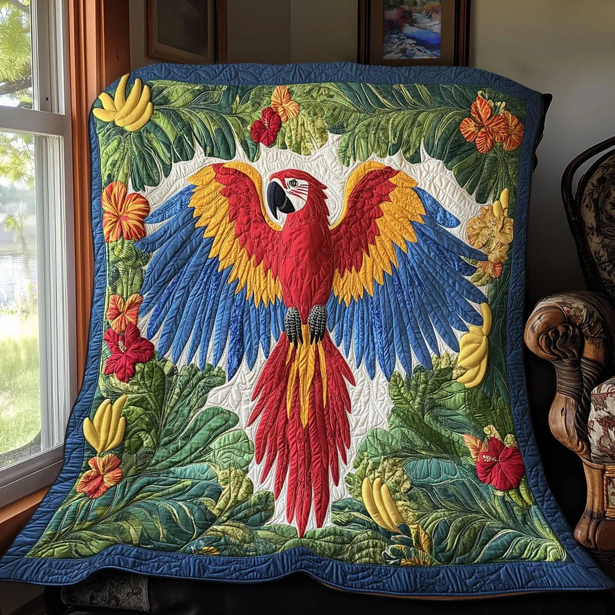 Jungle Herald Quilt Blanket