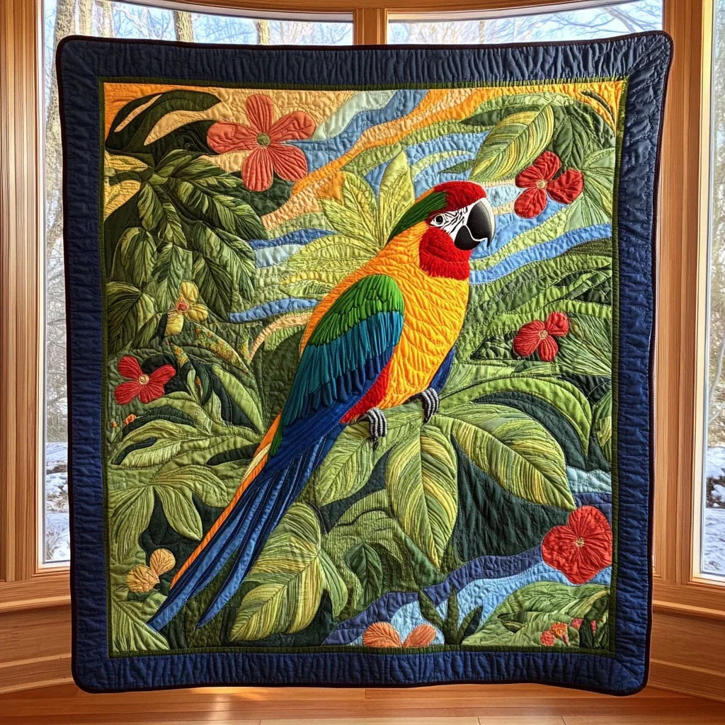 Jungle Spectrum Quilt Blanket
