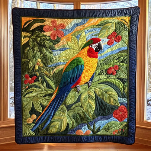 Jungle Spectrum Quilt Blanket