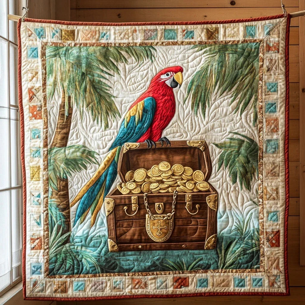 Jungle Treasure Quilt Blanket