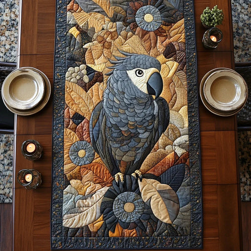 Jungle Whispers Quilted Table Runner