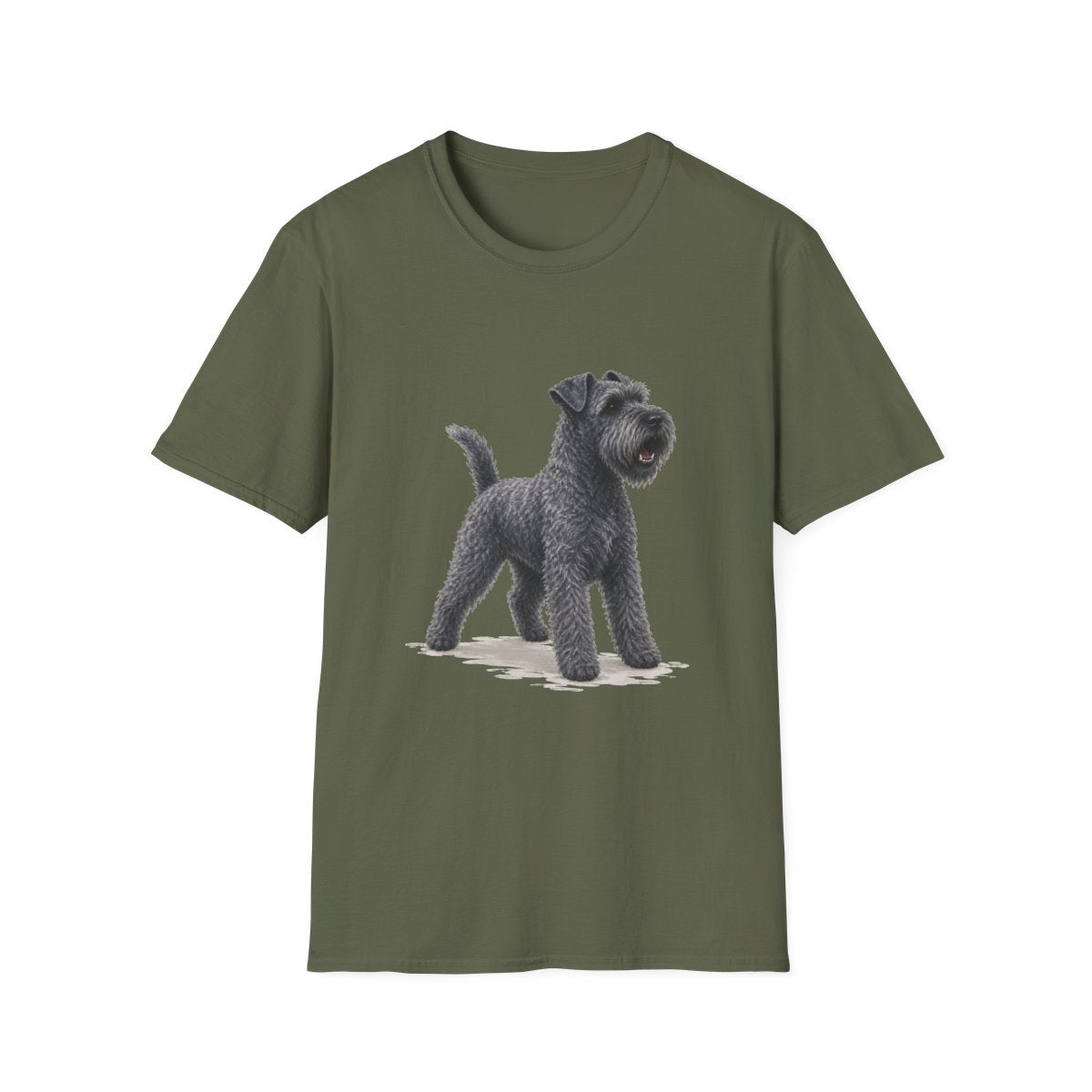Kerry Blue Terrier Head Of Security Tee