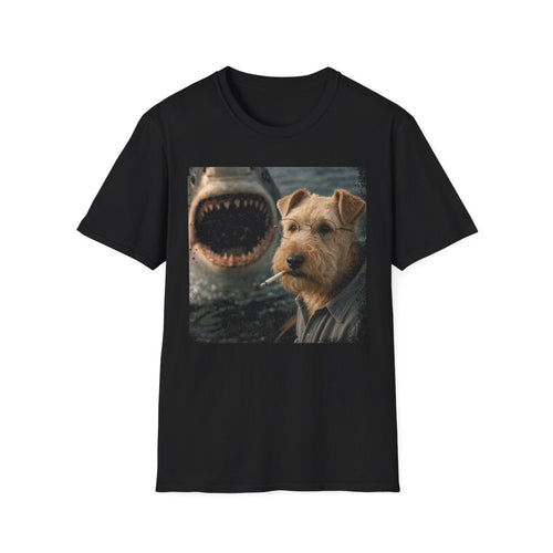 Lakeland Terrier and Shark Tee