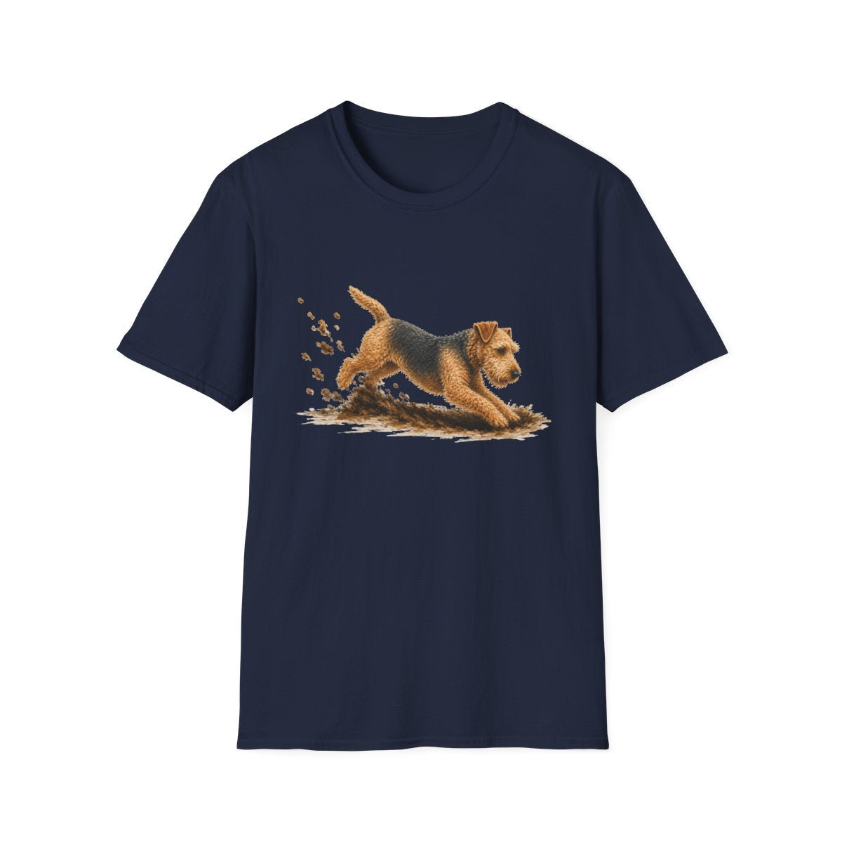 Lakeland Terrier Excavating Mode On Tee