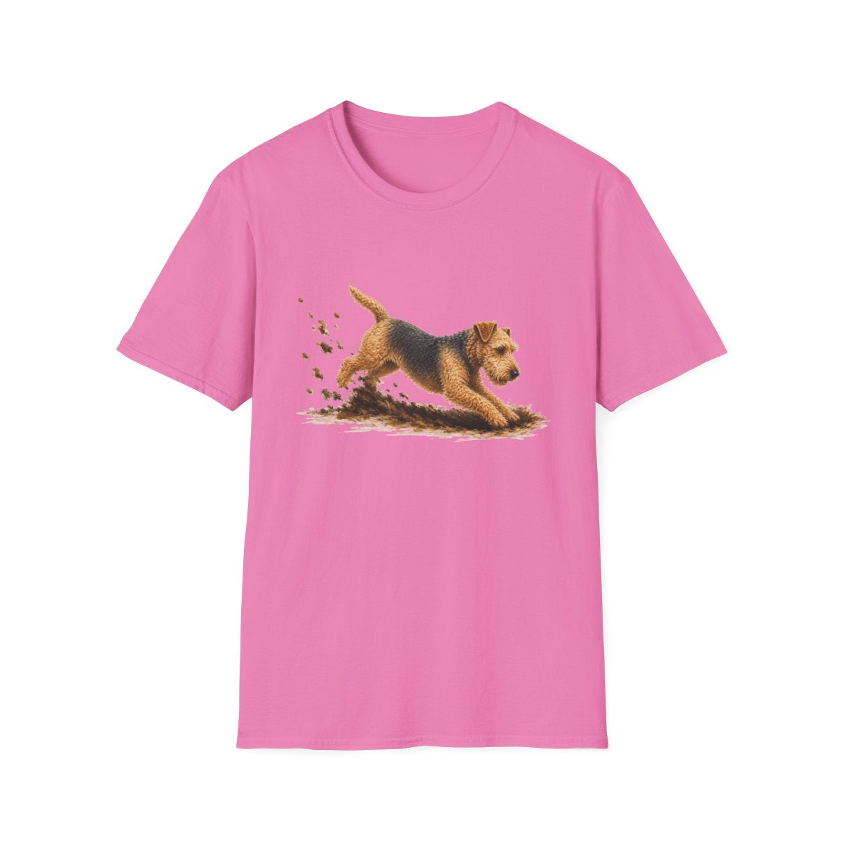 Lakeland Terrier Excavating Mode On Tee