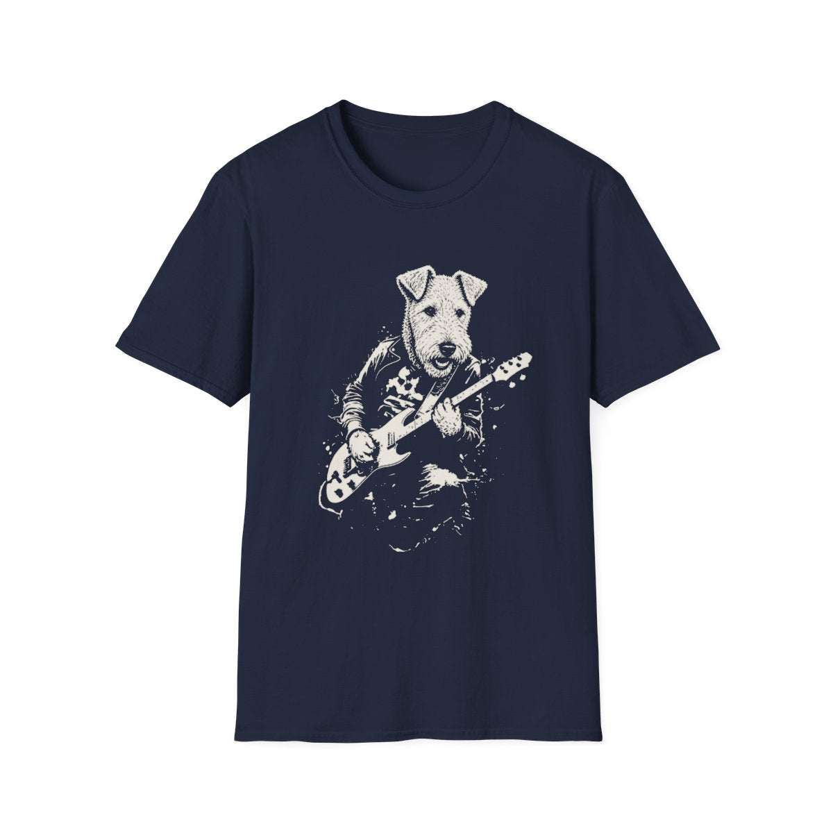 Lakeland Terrier Rocking Guitar Tee