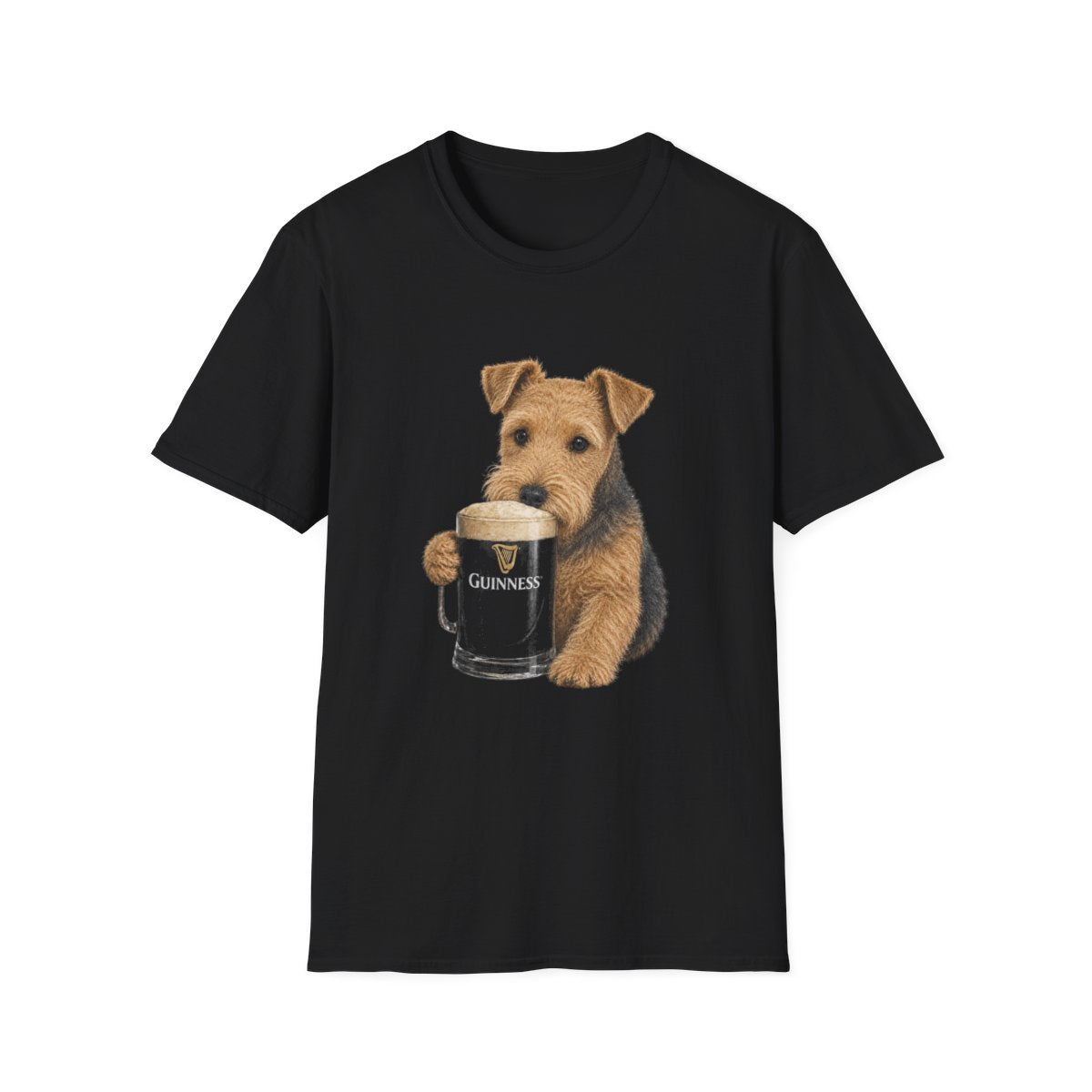 Lakeland Terrier With A Pint Tee