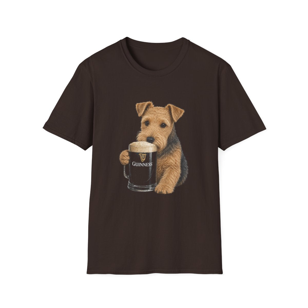 Lakeland Terrier With A Pint Tee