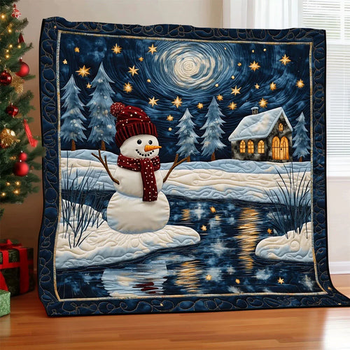 Lakeside Snow Days Quilt Blanket