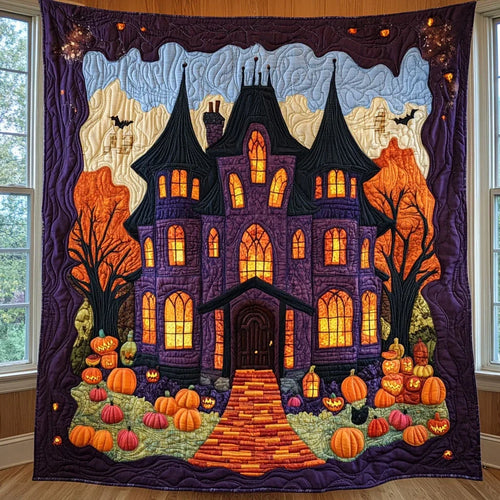 Lantern And Timber Quilt Blanket