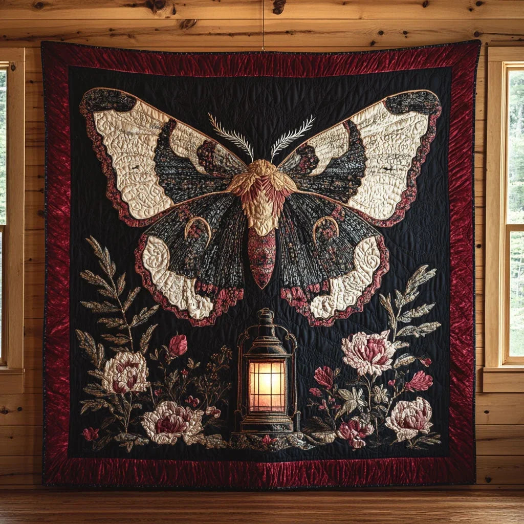 Lantern Moth Quilt Blanket