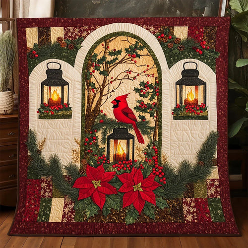 Lantern Of Light Quilt Blanket