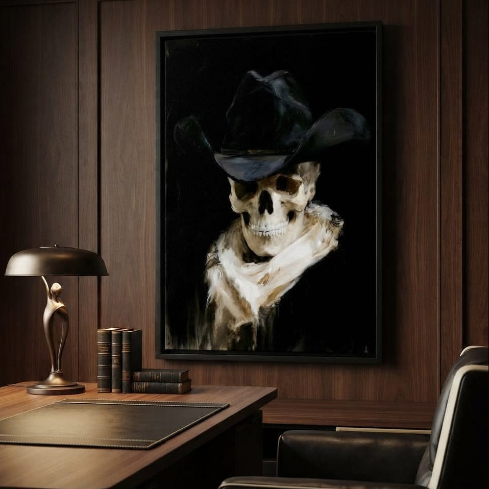 Last Ride of the Pale Outlaw Canvas Wall Art