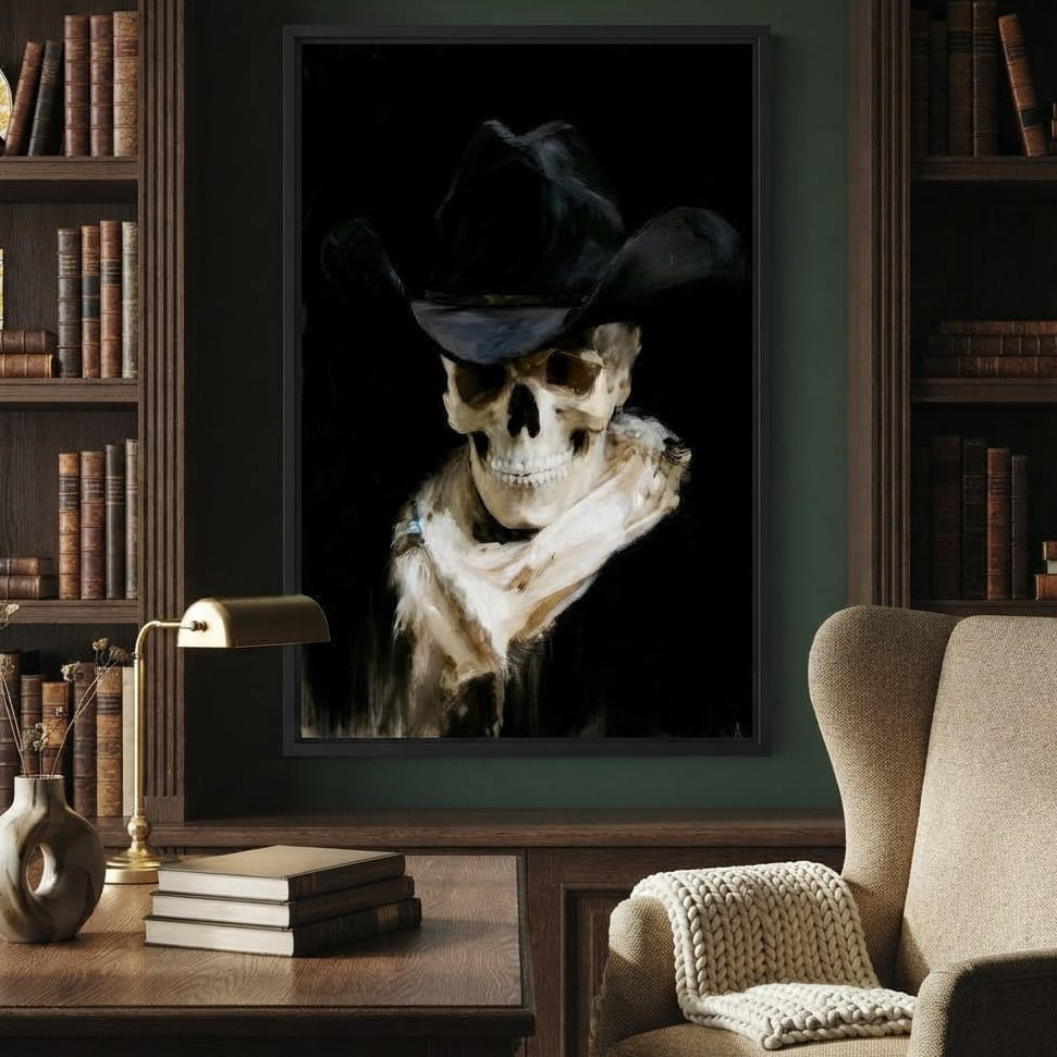 Last Ride of the Pale Outlaw Canvas Wall Art