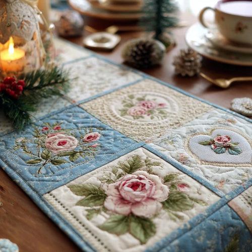 Lasting Love Quilted Table Runner
