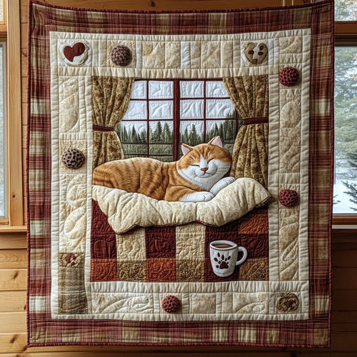 Lazy Ginger Day Quilt Blanket