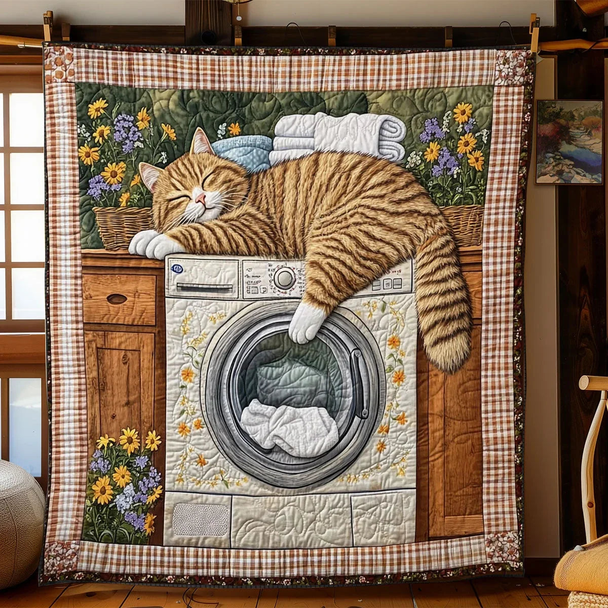 Lazy Laundry Day Quilt Blanket