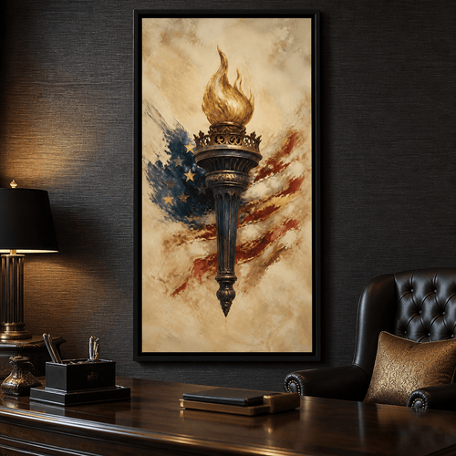Legacy of the Golden Flame Canvas Wall Art