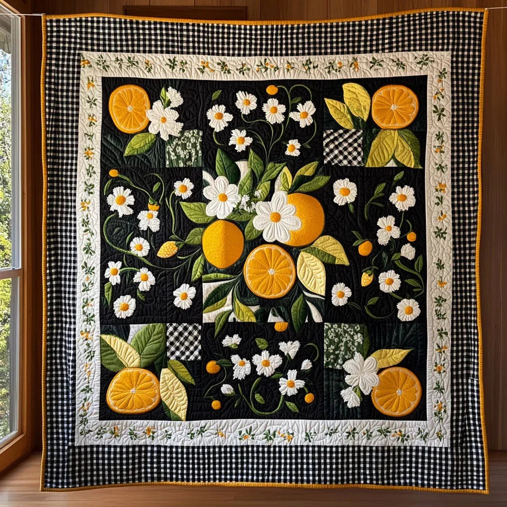 Lemon Patch Quilt Blanket