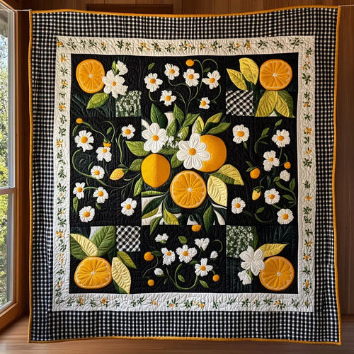 Lemon Patch Quilt Blanket