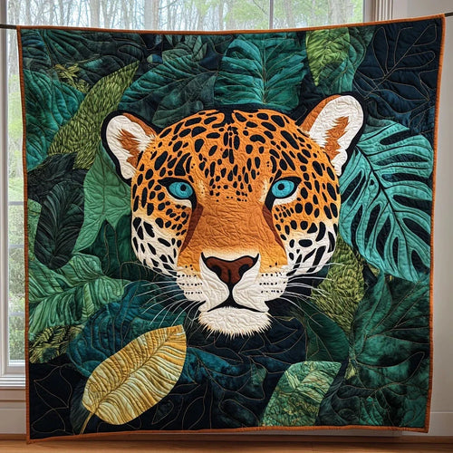 Leopard Garden Quilt Blanket