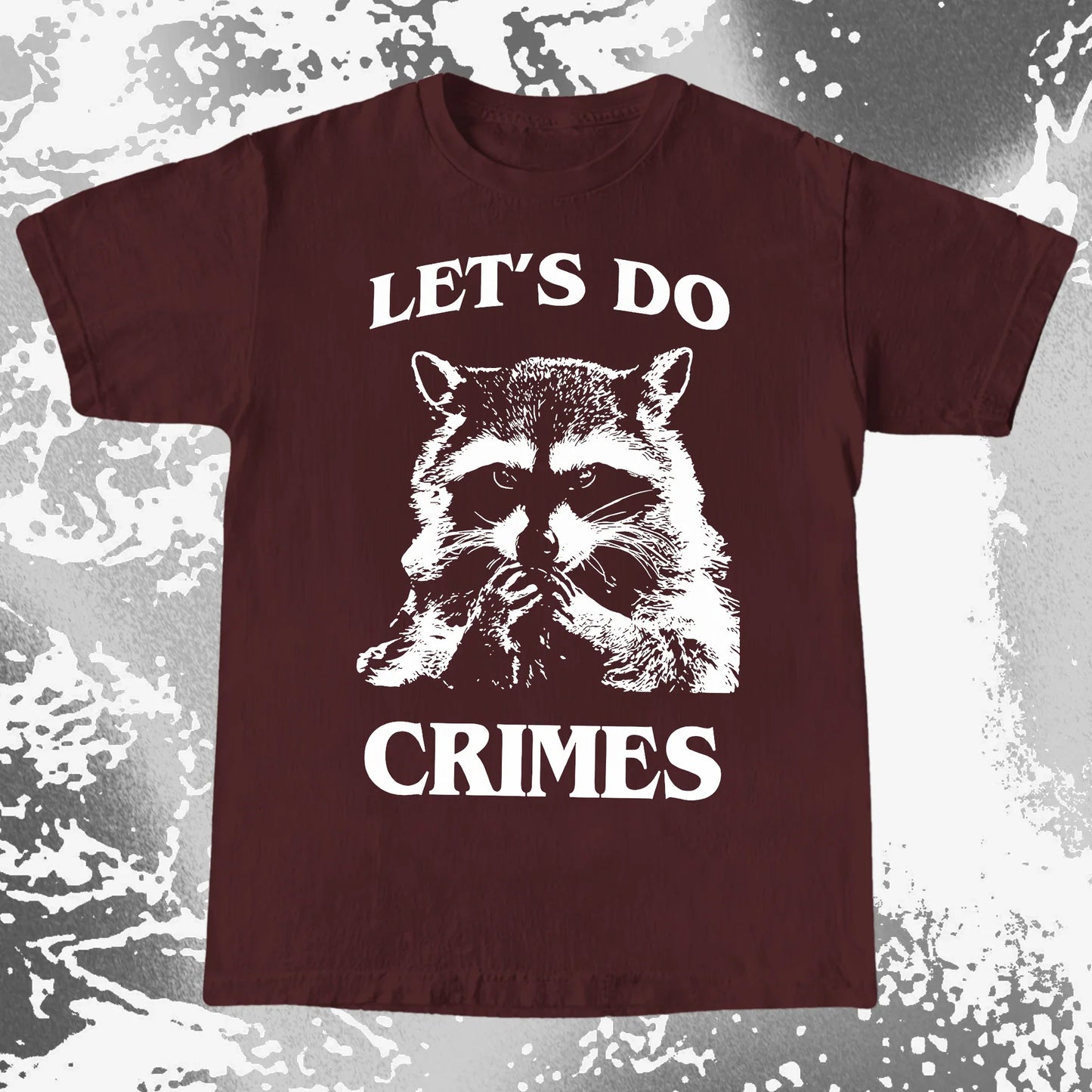 Let's Do Crimes Raccoon Shirt – Mischief Meme Tee, funny meme tee gift (view 5)