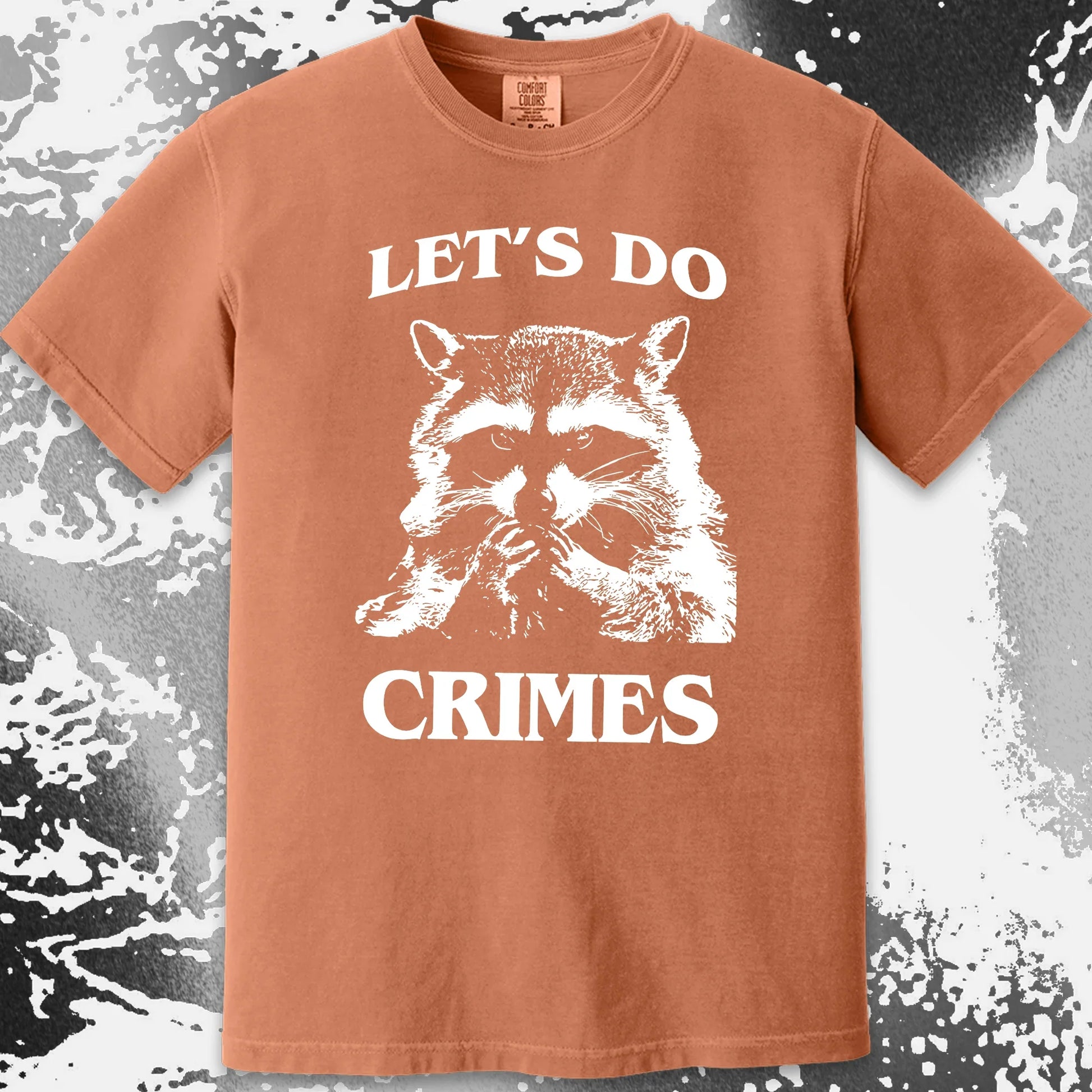 Let's Do Crimes Raccoon Shirt – Mischief Meme Tee, funny meme tee gift (view 11)