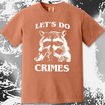 Let's Do Crimes Raccoon Shirt – Mischief Meme Tee, funny meme tee gift (view 11)