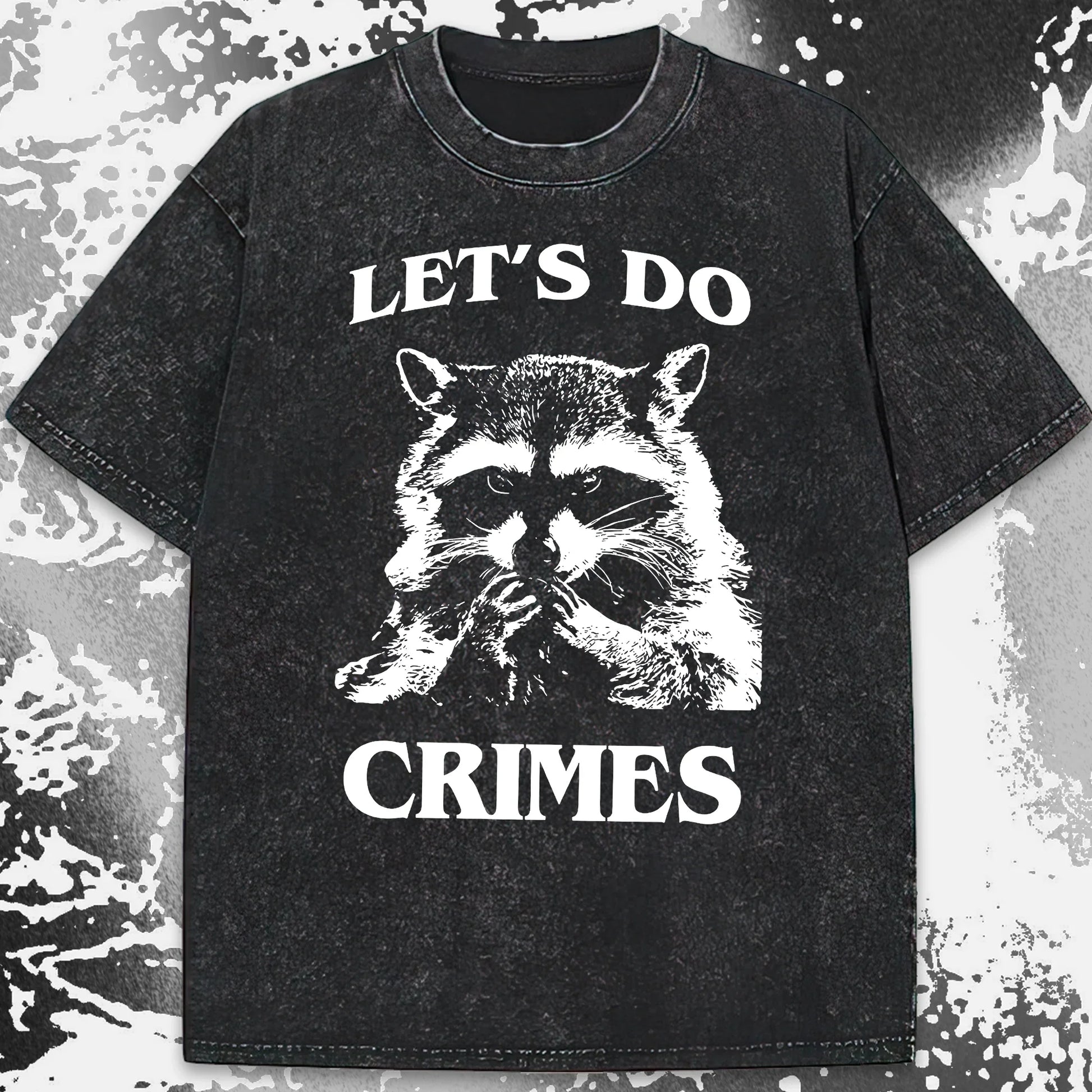 Let's Do Crimes Raccoon Shirt – Mischief Meme Tee, funny meme tee gift (view 19)