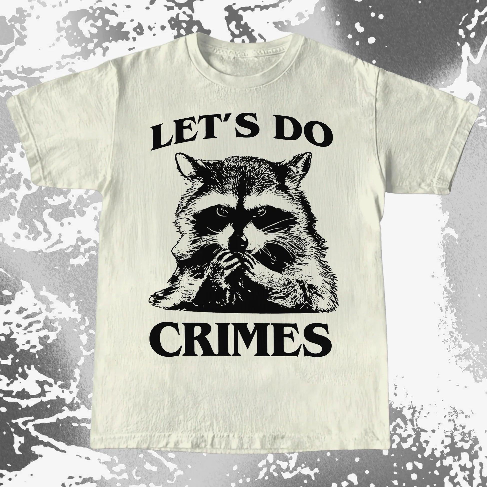 Let's Do Crimes Raccoon Shirt – Mischief Meme Tee, funny meme tee gift (view 8)