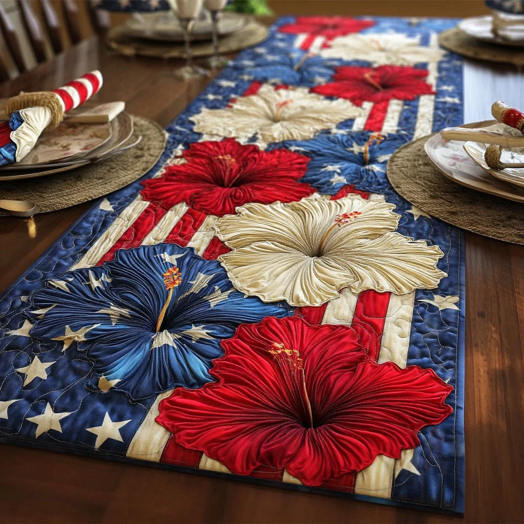 Liberty Bloom Quilted Table Runner