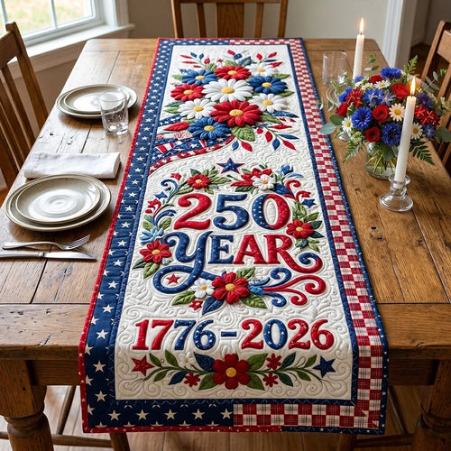 Liberty Celebration Quilted Table Runner